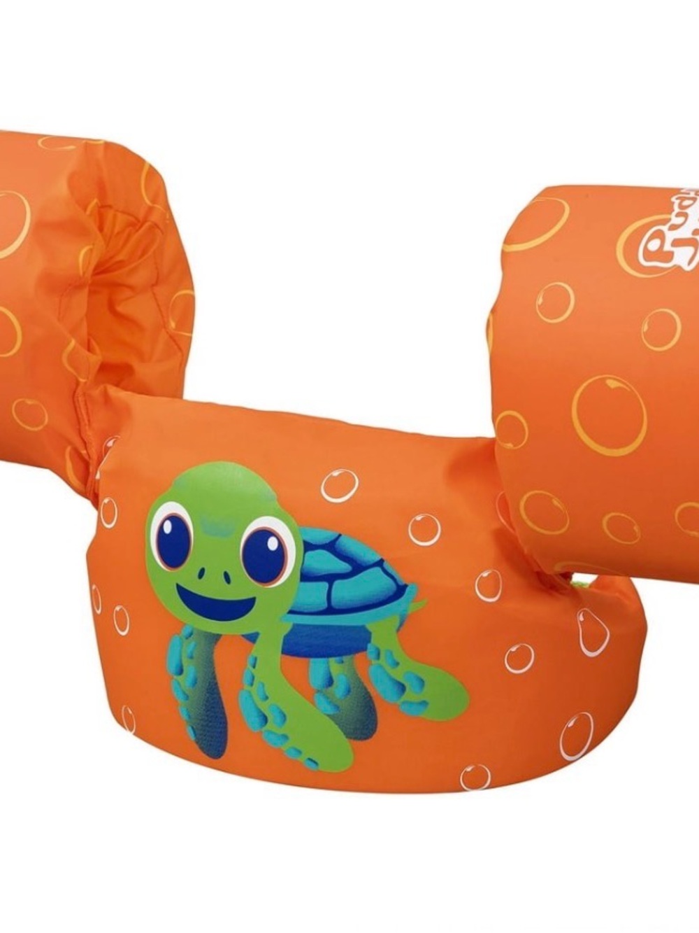 🐢🐢🐢BOGOHO🐢🐢🐢Children's Orange Swim Vest with Green Turtle Print